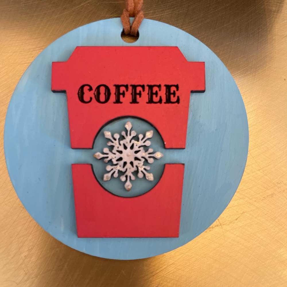 Coffee Christmas ornaments